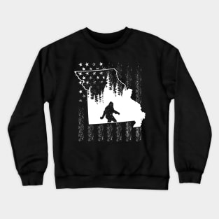 Missouri Bigfoot lovers Crewneck Sweatshirt